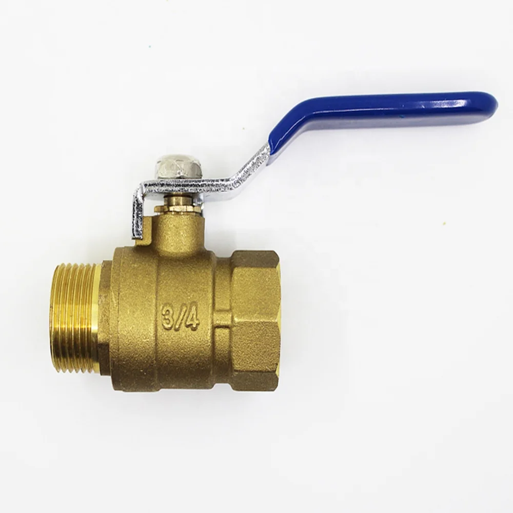 
High Quality Dzr Brass Material Brass Ball Valve With Long Handle 3/4
