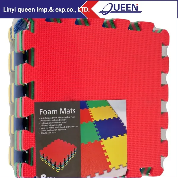 Nontoxico kids play mats espuma eva estera tatami  Polyester de la EVA FOAM FLOOR MAT waterproof eva foam mat