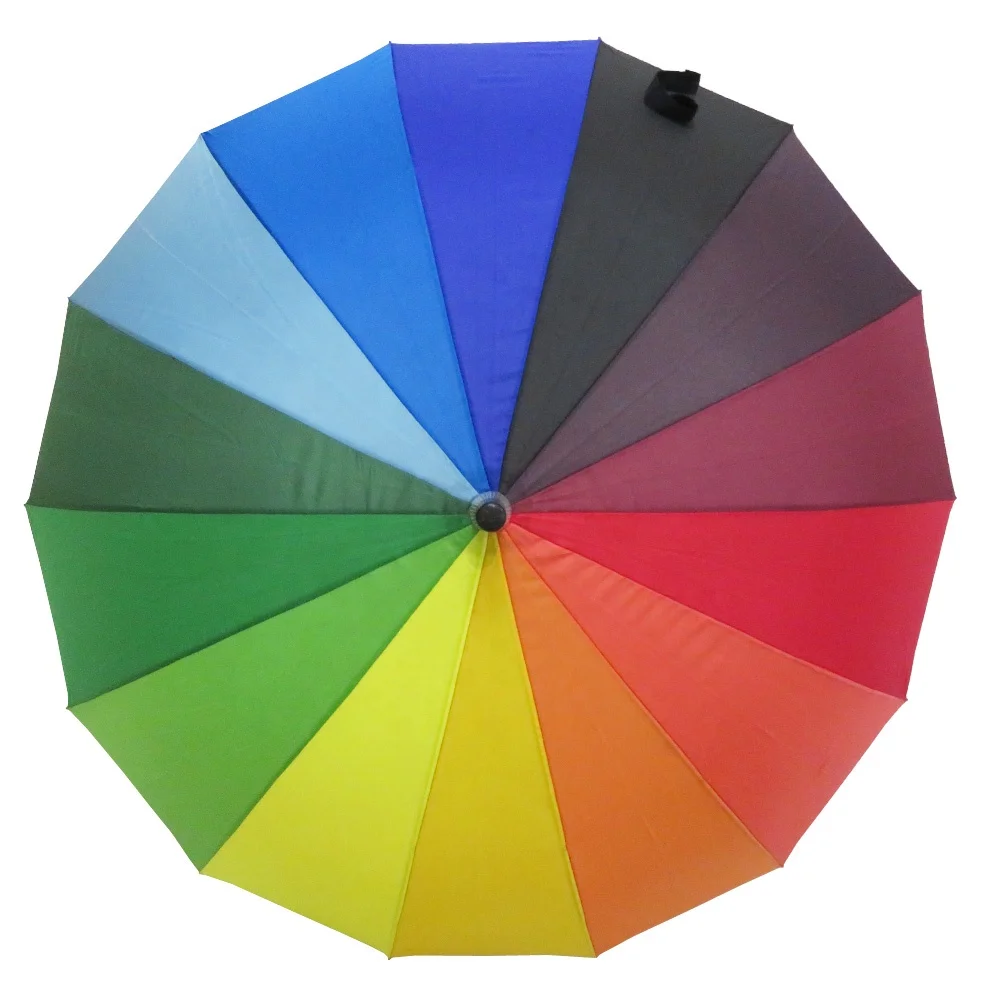 16K multi-color automatic strong windproof and waterproof  umbrella
