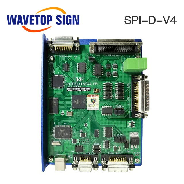 WaveTopSign JCZ Laser Control Card SPI-B-V4 or SPI-D-V4 + Software EZCAD V2 for SPI Laser Module G3/G4 Laser