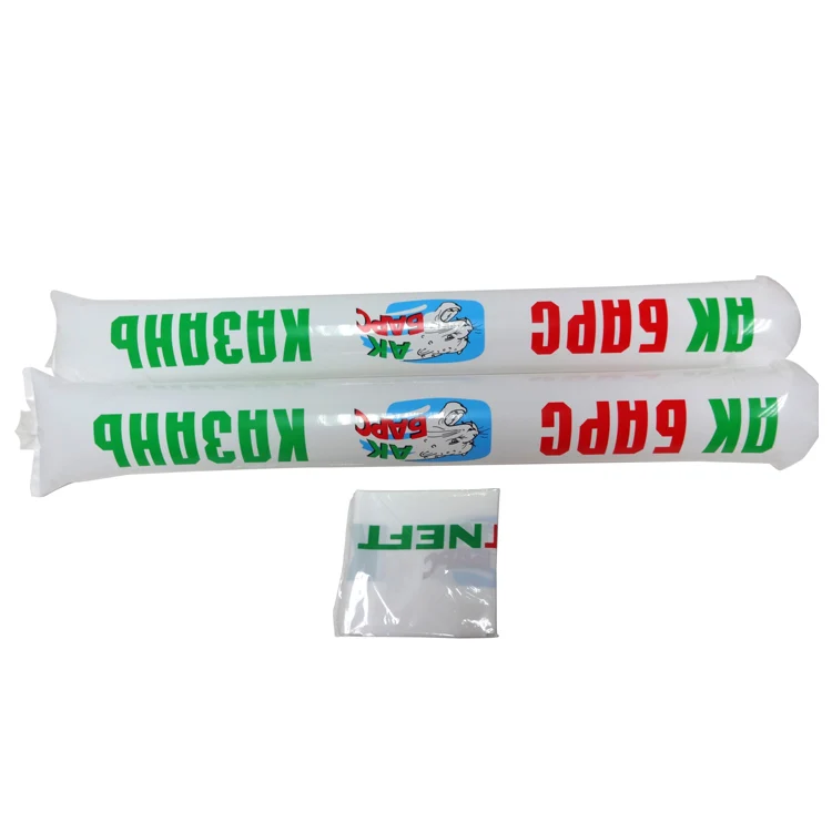 
Hot selling Customized cheering stick/ Inflatable noise maker sticks / Balloon cheering stick 