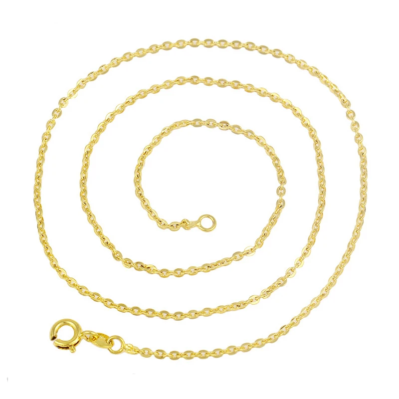 xuping jewelry brass gold plated chain, women fashion cheap sell lots of necklaces