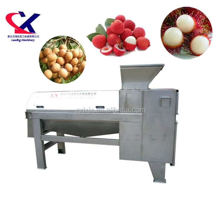 Fresh Litchi (lychee) Fruit 2-3t/h Automatic Litchi Juice Making Machine Lychee peeling and pitting machine