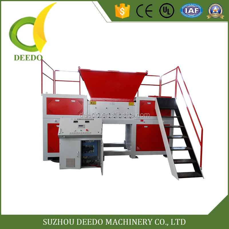 Твердые два вала, пластиковые бутылки машину шредера