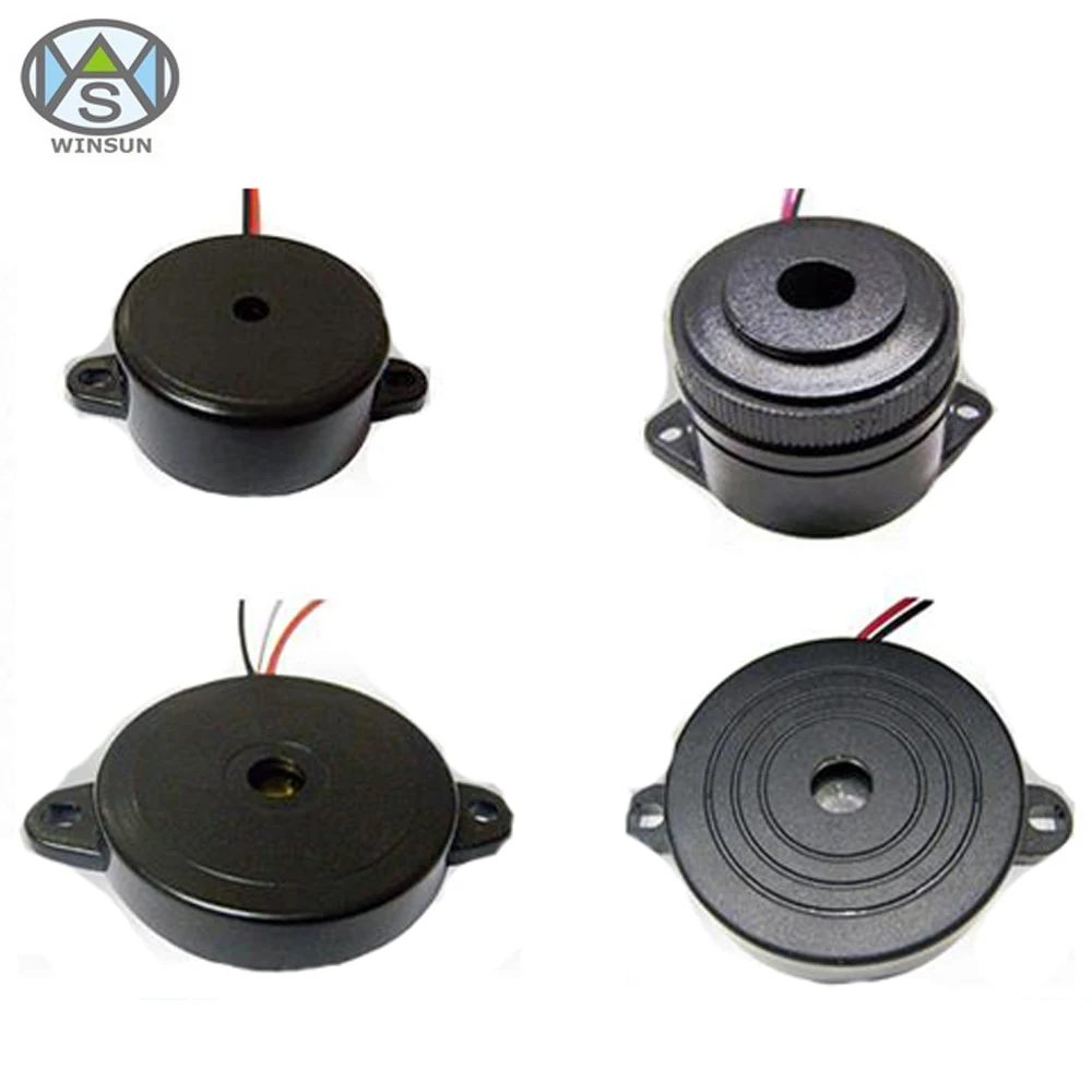 High Cost Performance 12V Piezo Buzzer With D24xH4.5mm Self Drive