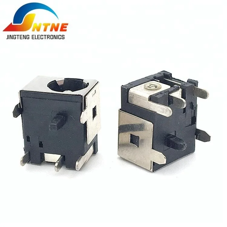 DC Socket JTELE DC-044A DIP High Quality RoHS Certification DC power jack female shell of half package type