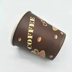 6oz 150ml custom printed disposable coffee paper cup for hot drink