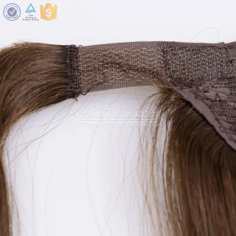 Russian human remy hair extension hair ponytail