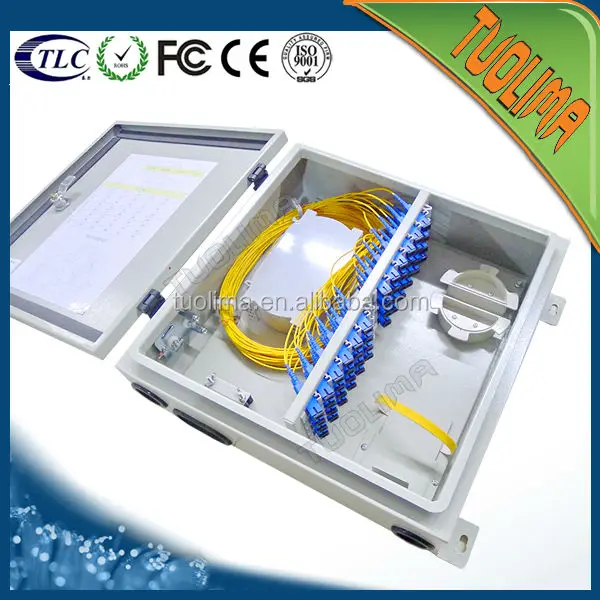 Tuolima крытый ftth волоконно оптические металла распределительная коробка