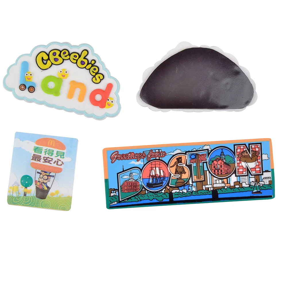 
OEM Factory Custom Letters Soft Rubber PVC Fridge Magnet 