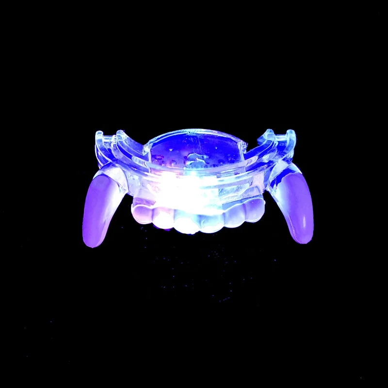 LED flashing teeth light mouth guard for halloween party