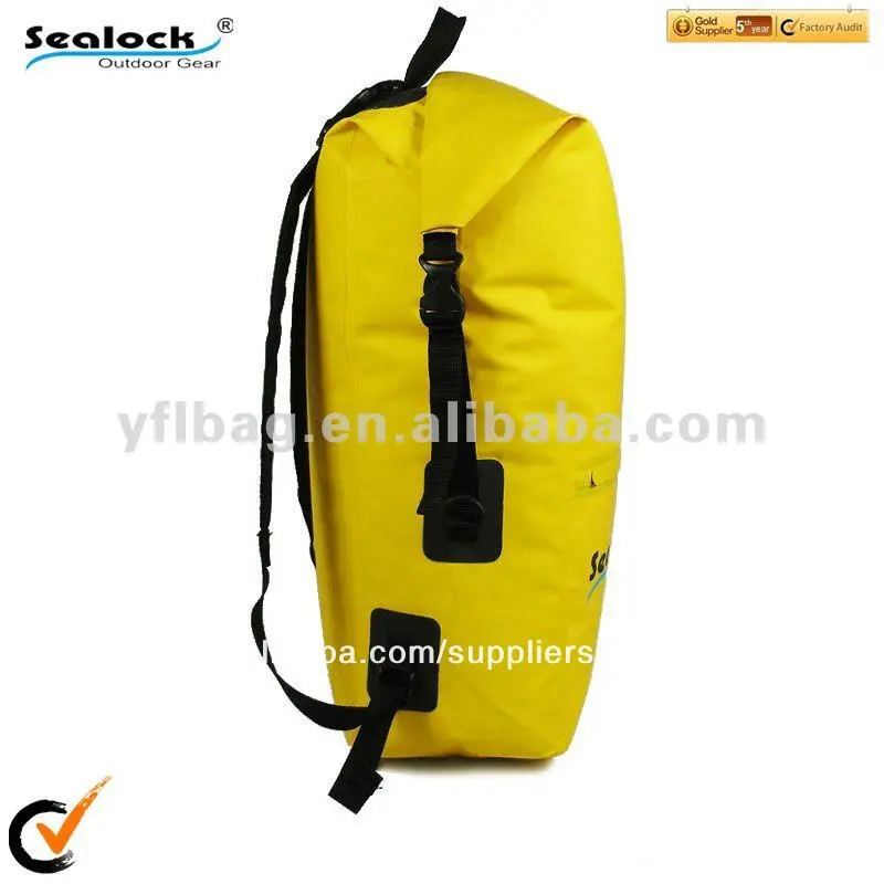 2014 мода желтый водонепроницаемый рюкзак для подростков