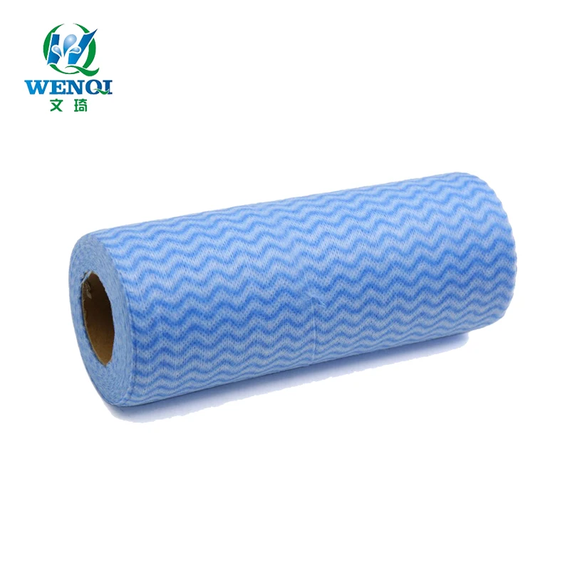 Viscose polyester kitchen cleaning cloths spunlaced nonwoven J cloth for household cleaning