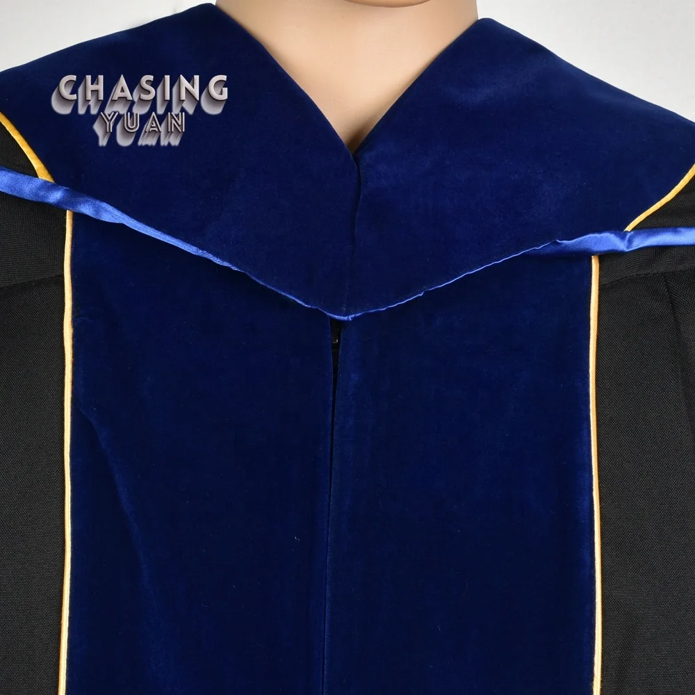 
Customized Doctorate PhD Graduation Gown Cap and Hood 