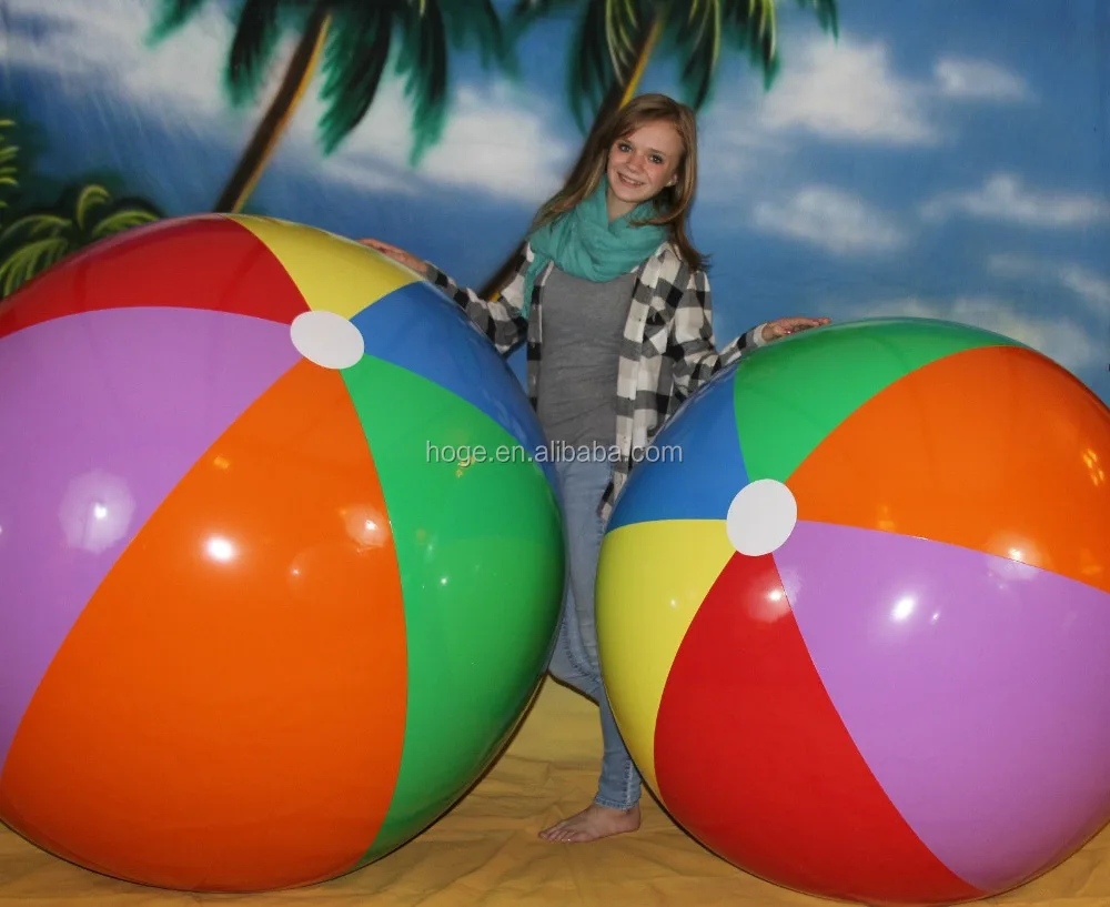 180cm giant balloon rainbow inflatable pvc beach ball for sales
