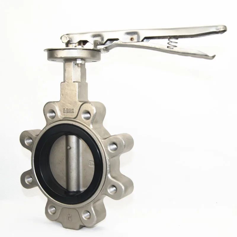CHINA 4-12 Inch Stainless Steel Body epdm Seat Manual Lug Butterfly Valve