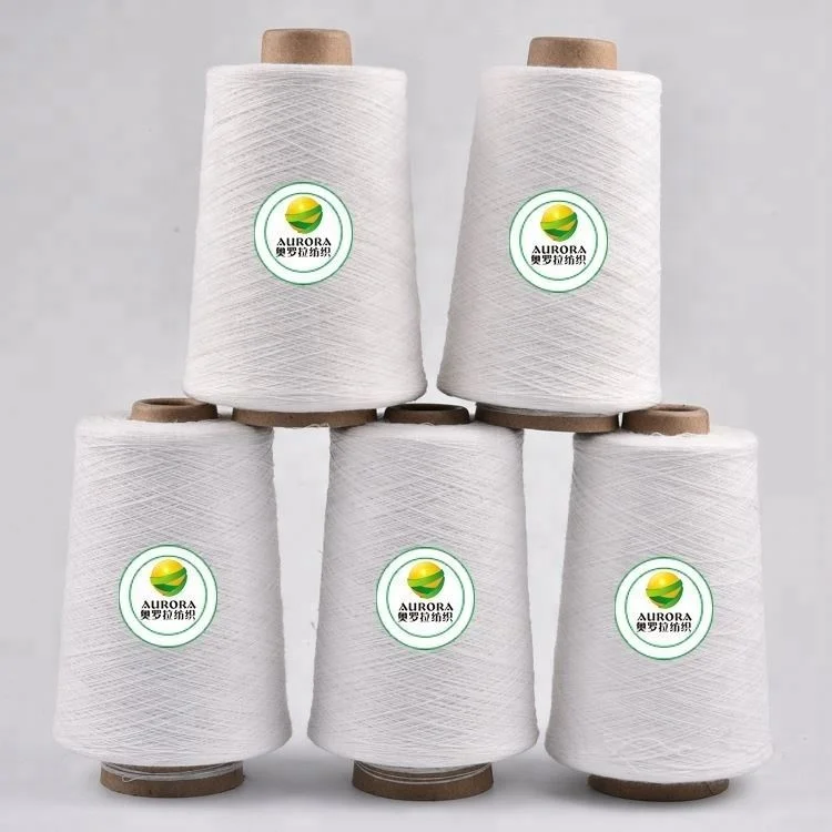 
Super bleach white yarn for socks for towels 