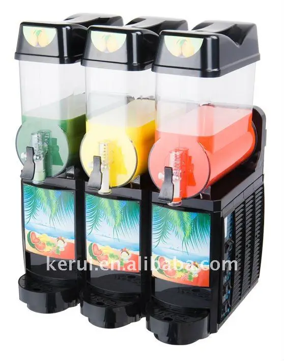
12L triple tank slush machine /frozen drinks machine /slushie machine with LED light 