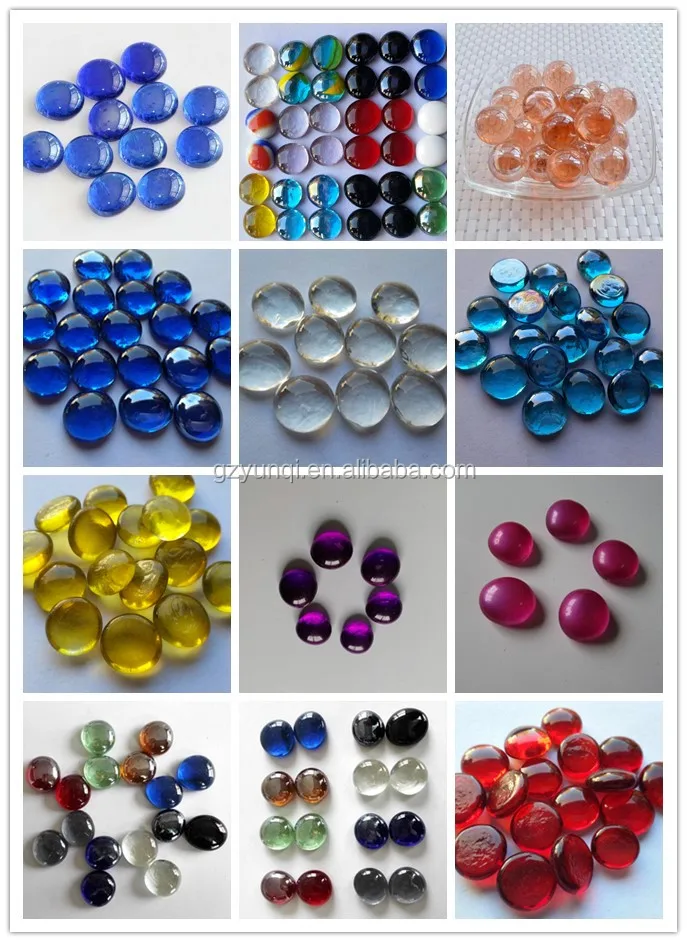 Updated cheapest beautiful custom clear marble glass pebble stone for landscaping