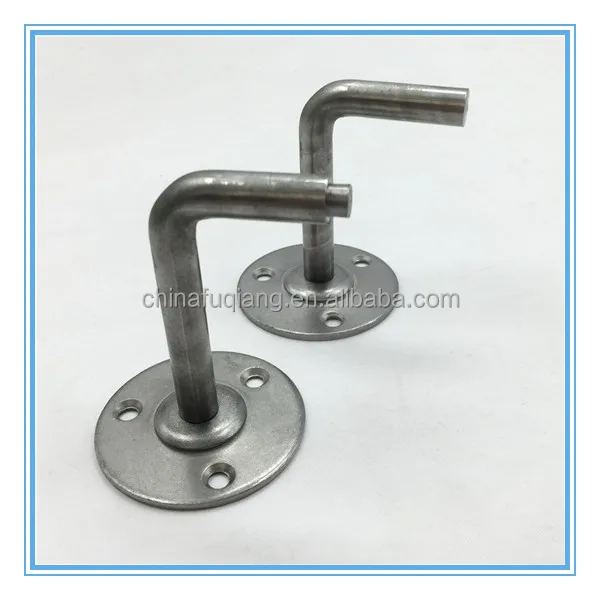 
Wrought Iron Handrail Brackets for welding 75mm dia Back Plate with 3 Holes 