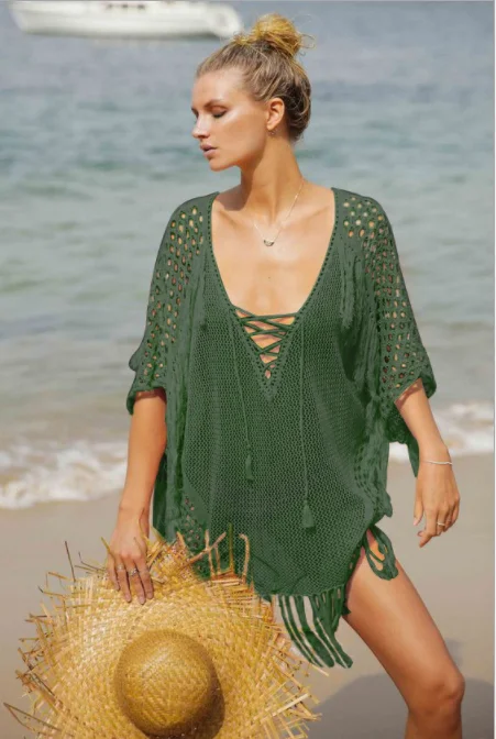 
D6181 New Design Elegant Bikini Beach Cover Up For Women 