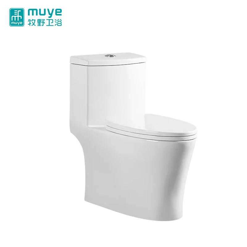 Water saving modern bathroom sanitary ware low price floor install ceramic siphon toilet