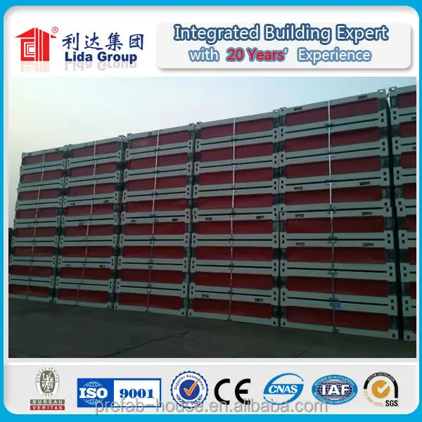 Colourful Design Drawing Container Homes Shipping Container House 20/40 ft Labour Accomodation