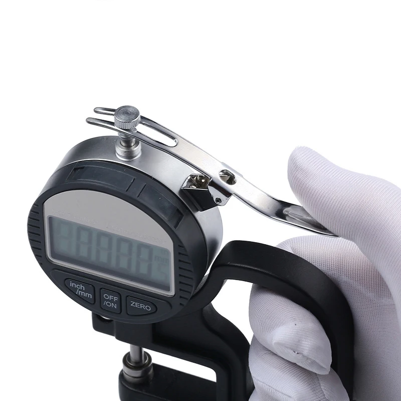 0-25mm Electronic Digital Thickness Gauge 0.001mm Micron thickness indicator digital leather thickness Meter