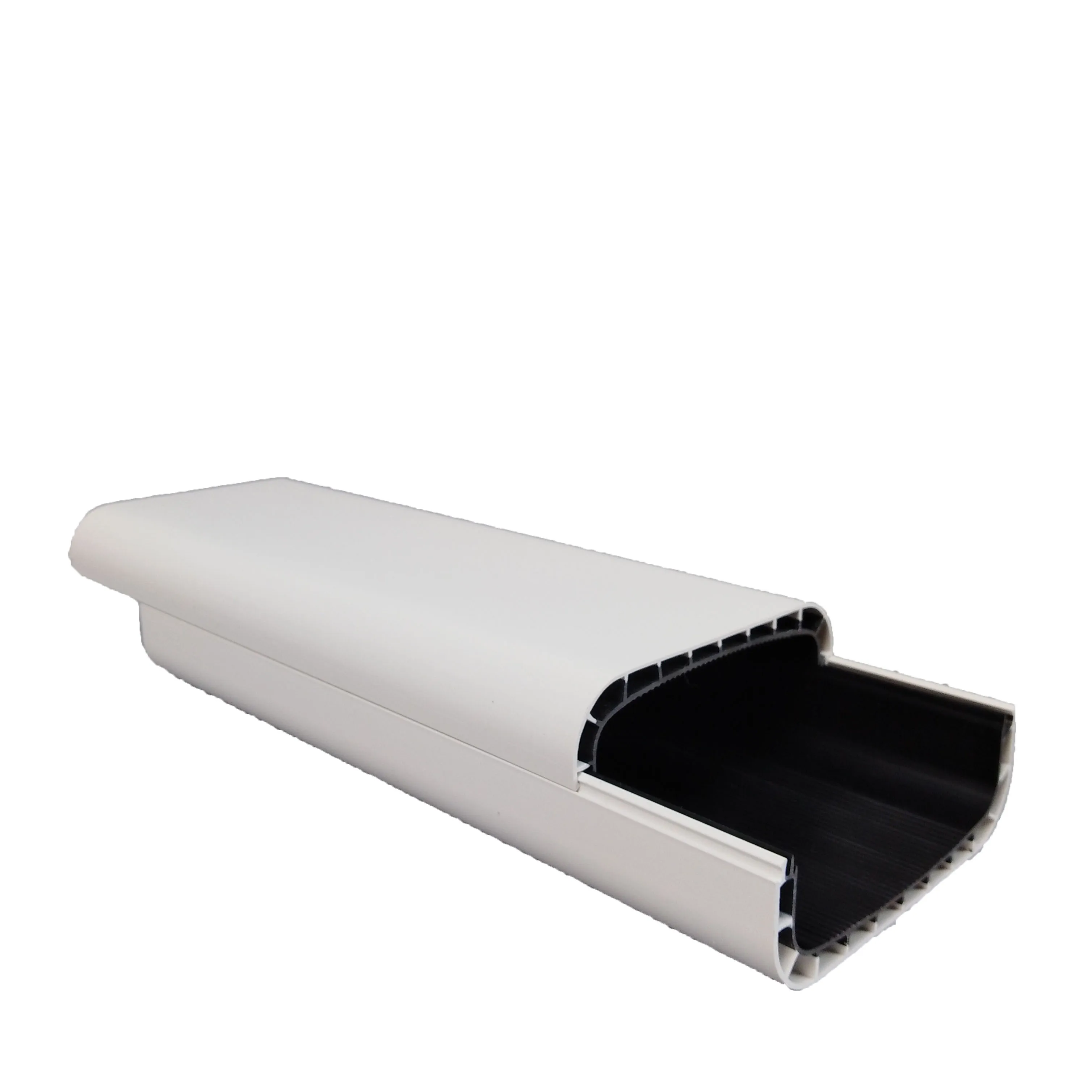 
100*50mm Inner Black Outer White Channel Greenhouse Hydroponic Nft Gully Pvc Tube 