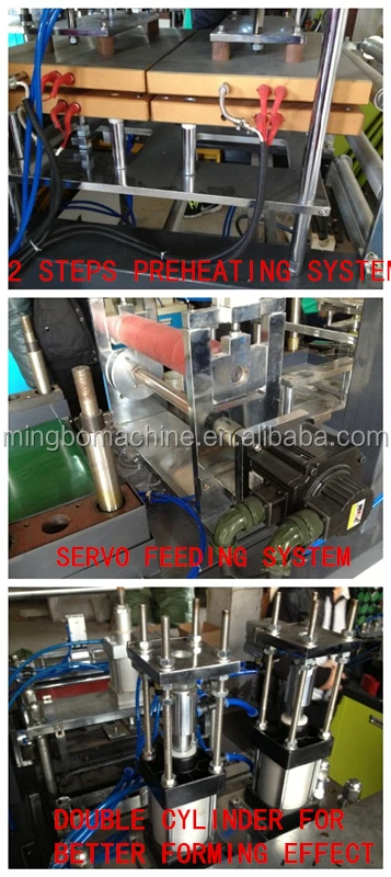 2018 new arrival fully automatic plastic cup and lid making machine(MB-450)