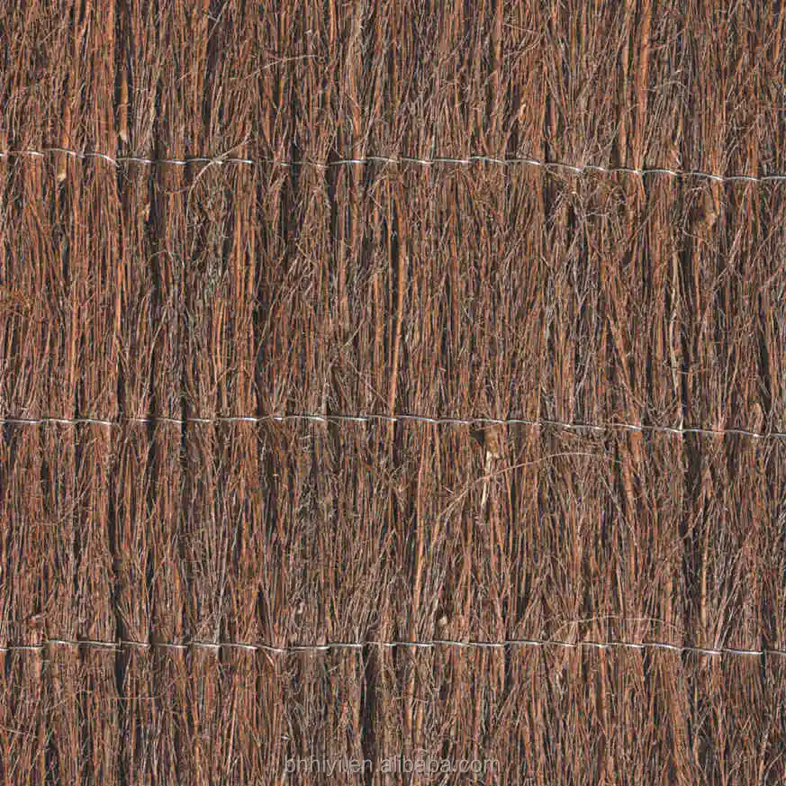 Natural Heather Fence Brushwood Screen Fencing Garden Farm Back Yard Fence Panels Screening Custom