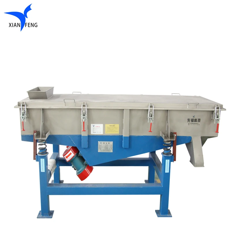 500 kg linear vibrating sieve straight sifter machine for extract gold from sand