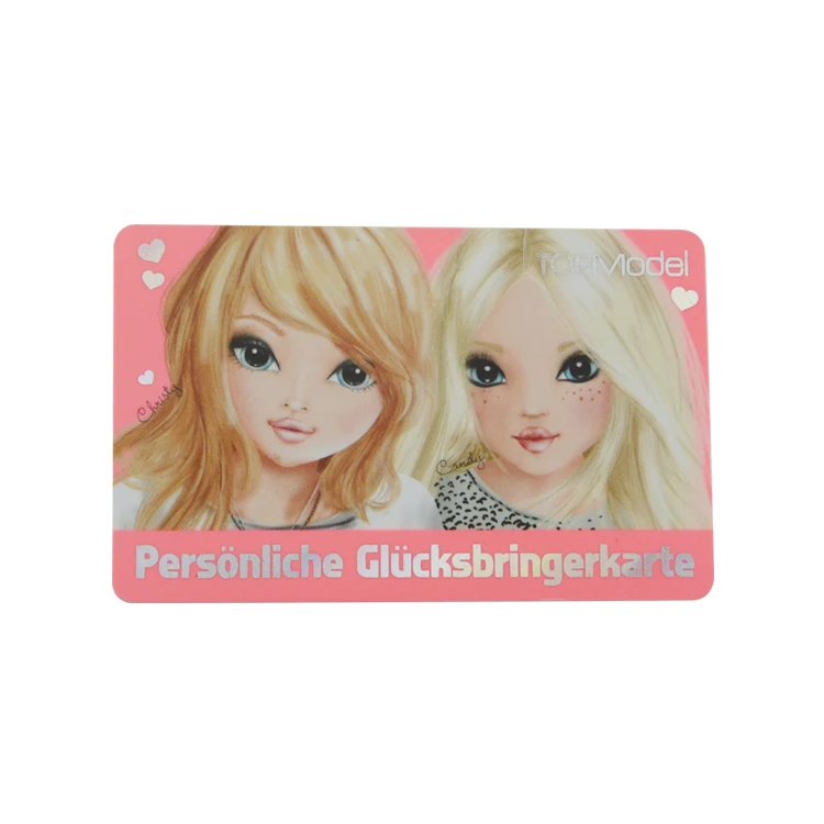 Пластиковые голографические визитные карточки с принтом CMYK на заказ