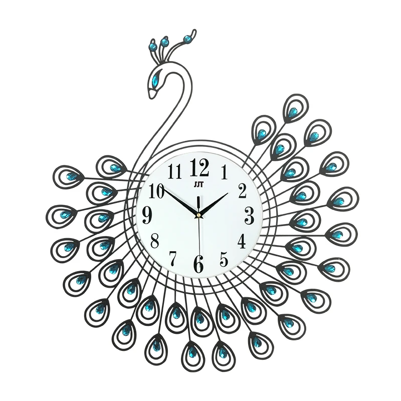 Best Selling Products Home Decor Art Craft Metal Crystal Home Goods Wall Clocks Themes