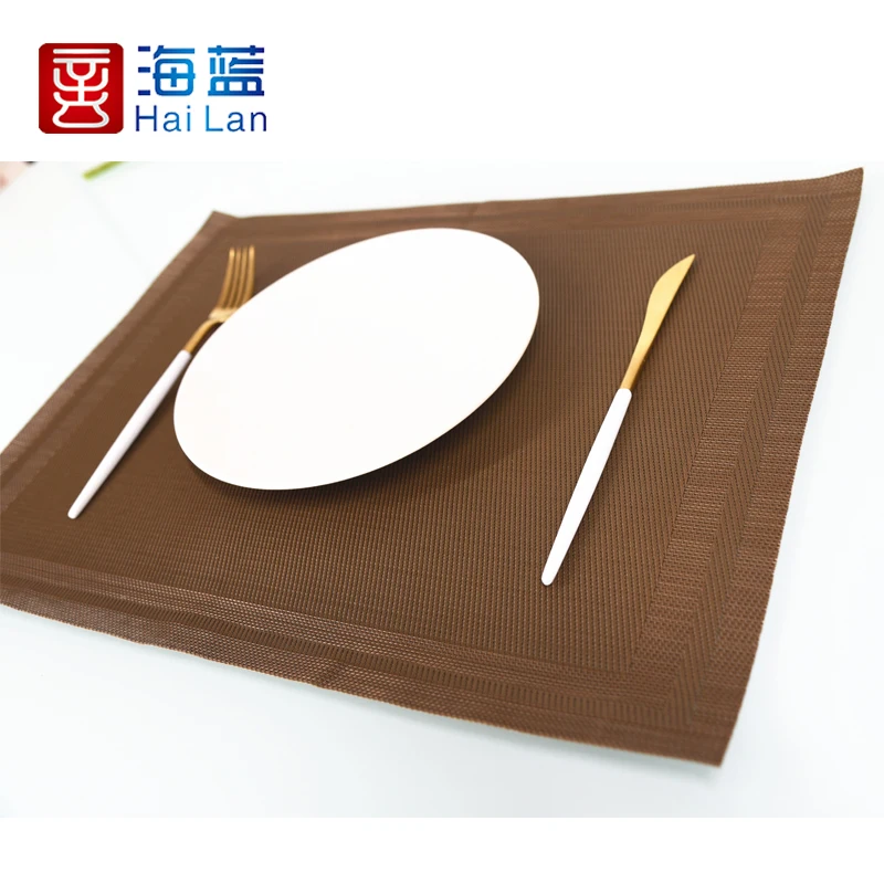 Newest Oriental Pvc Noodle Fabric Children Placemats