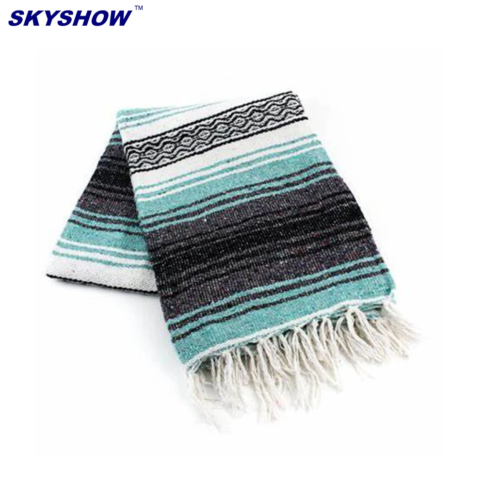 Mixed Patterns Super Soft  Mexican Blankets Colorful Blankets