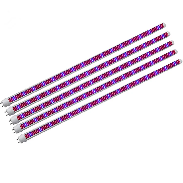 Высокое качество 4ft 20 Вт полный спектр t8 синий/красный Светодиодная лампа для выращивания растений без пятки для теплицы с 5 лет гарантии