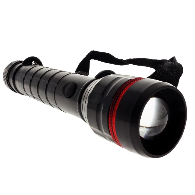 Low Cost hot sales ABS plastics Alkaline Saline battery 2xD handheld strong bright IPX4 long work time zooming torch