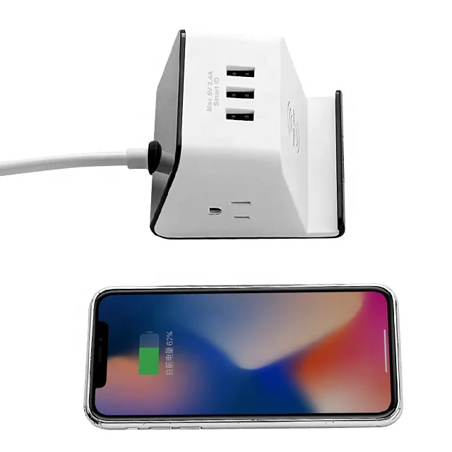 US Standard 2 Outlets and 3 USB Port 220V Power Strips with surge