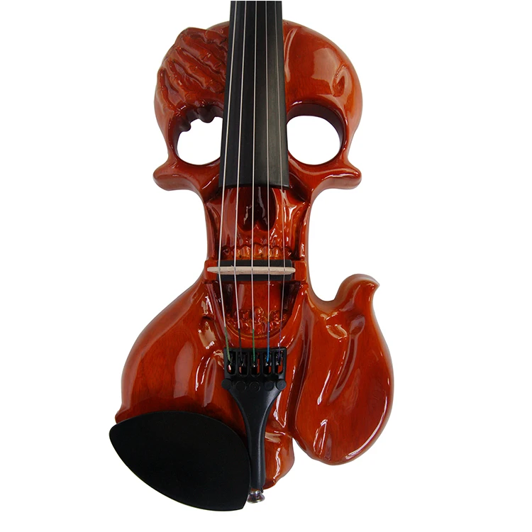 china advanced with design body electric by handcrafted 4/4 Acoustic  violin