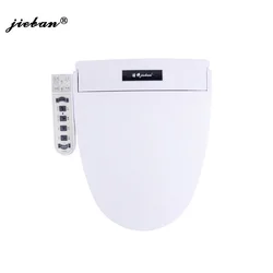 Instant Heated Water Spray Bidet Electric Smart lighted  Toilet Seat