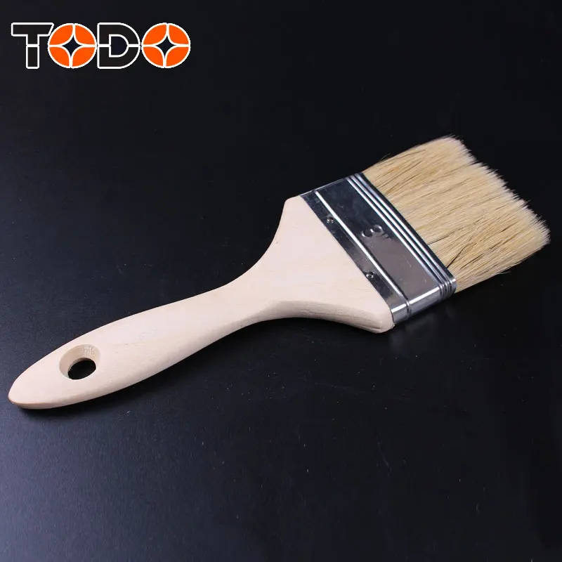 TODO brush lowest OEM wooden handle wall bristle paint brush