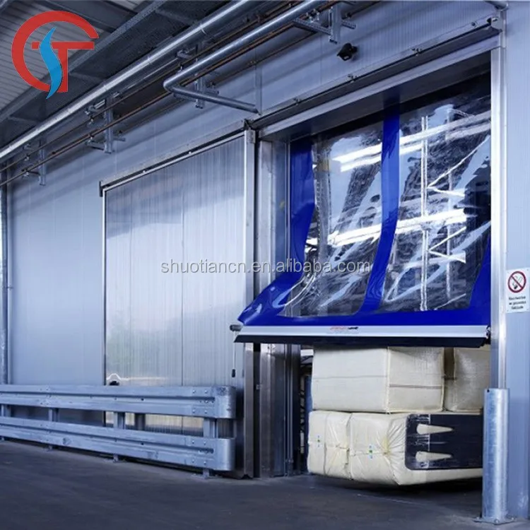 Vinyl Auto Car Wash Plastic Shutter Doors