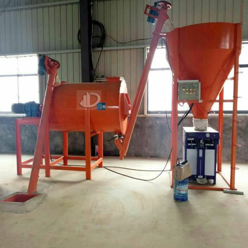 Simple Ceramic Tile Adhesive Dry Mortar Making Machine Manufacturing Plant for sale