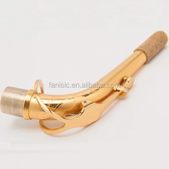 Золотистый альт-саксофон/абразивная пескоструйная обработка золотистого саксофона
