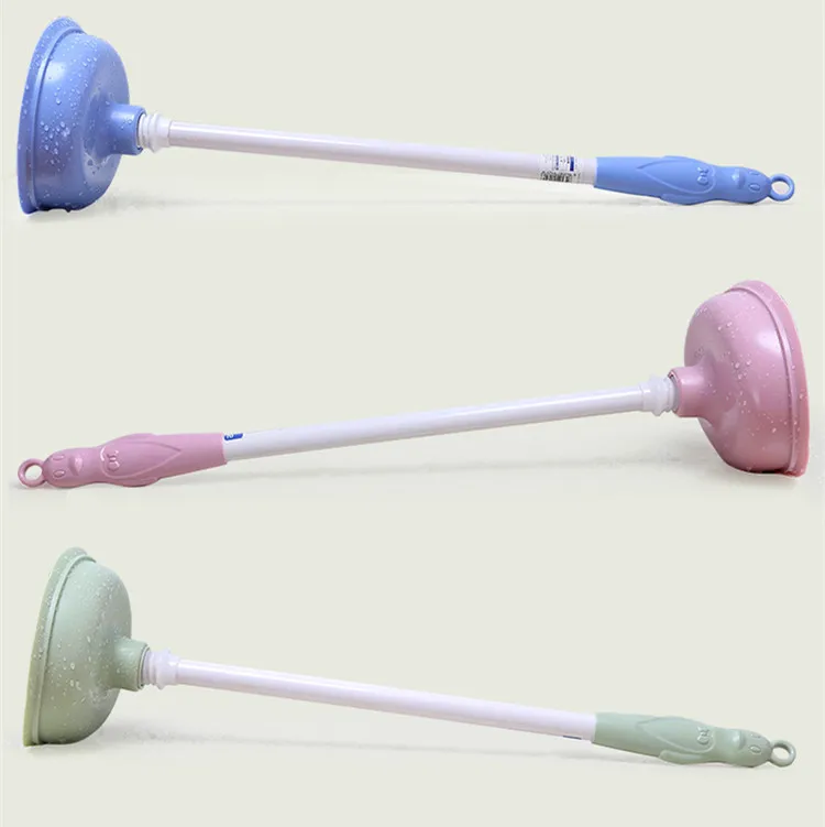 toilet plunger with long handle rubber toilet pump pink toilet plunger