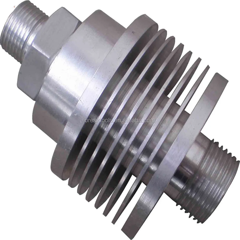 CNC stainless steel metal 5-axis machining center machine spare parts,Large screw thread