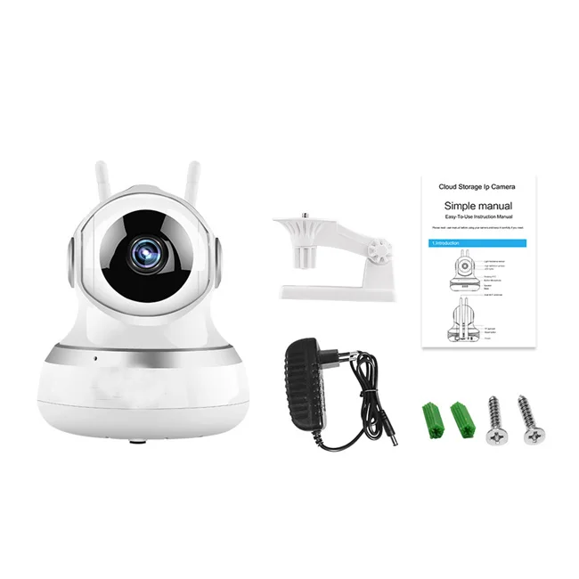 5MP 3MP security wifi ip wireless camera h.265 4k  indoor 360 degree ehome app