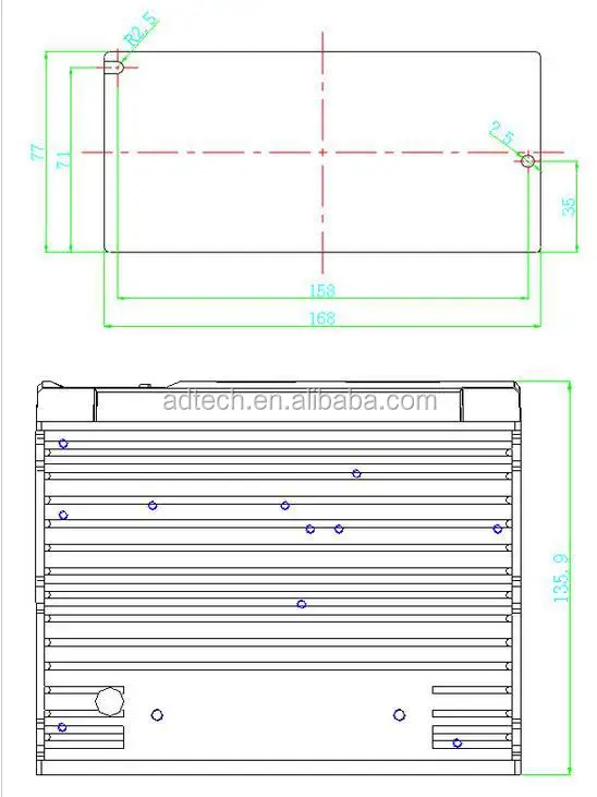 ADTECH QS7AA020M,030M,050M2 series AC Servo Motor Driver range 1.5kw to 3.7kw Servo system kit