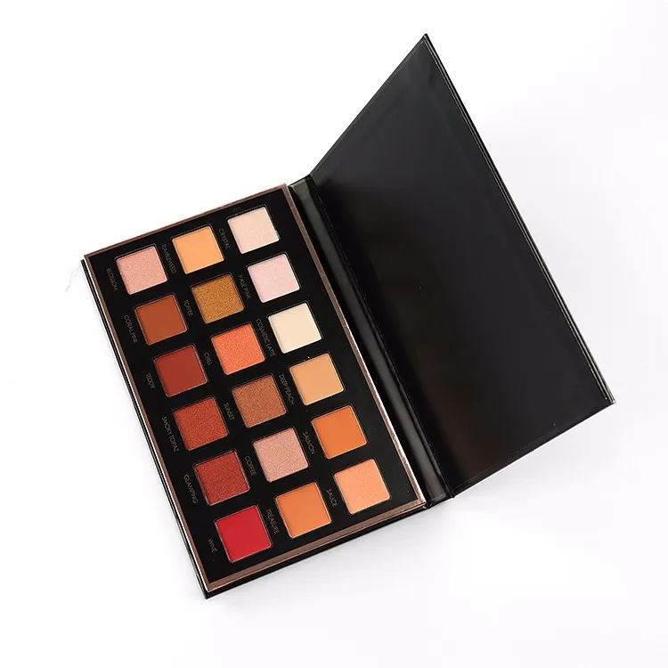 
2021 hot product make your own brand makeup 18 color eyeshadow palette 